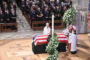 Princess Lia at President Carter’s state funeral. She had been appointed Director of Special Projects.